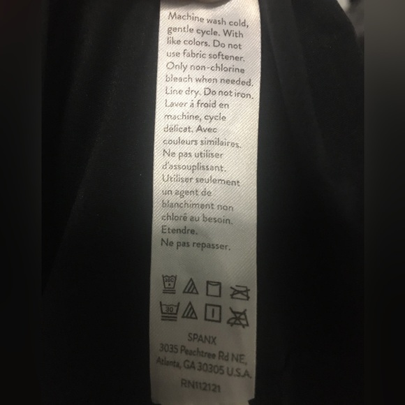 Spanx Thinstincts Black intimate shorts size XL - Picture 7 of 16